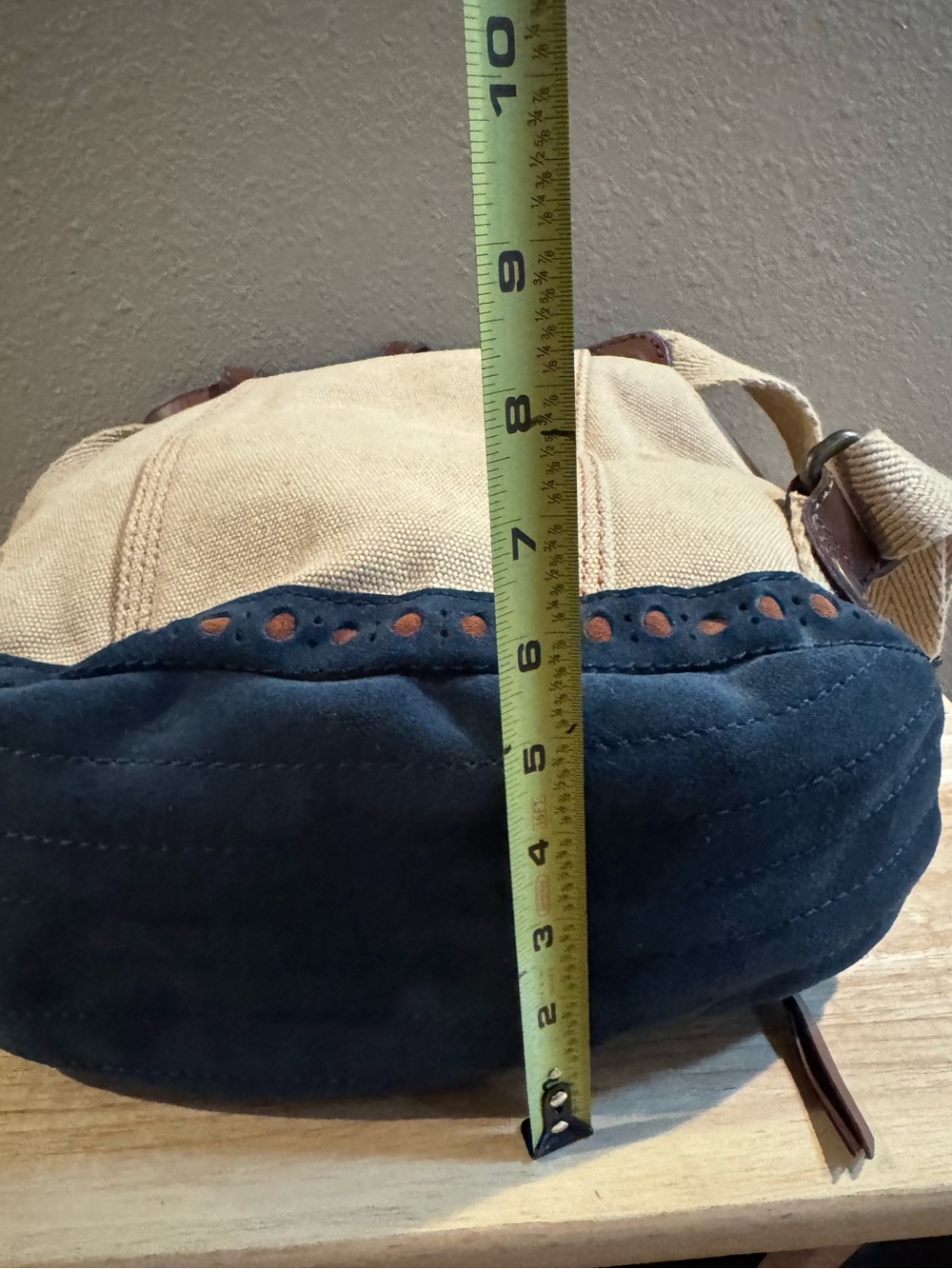 Lucky Brand Canvas and Leather Backpack - Picture 6 of 13